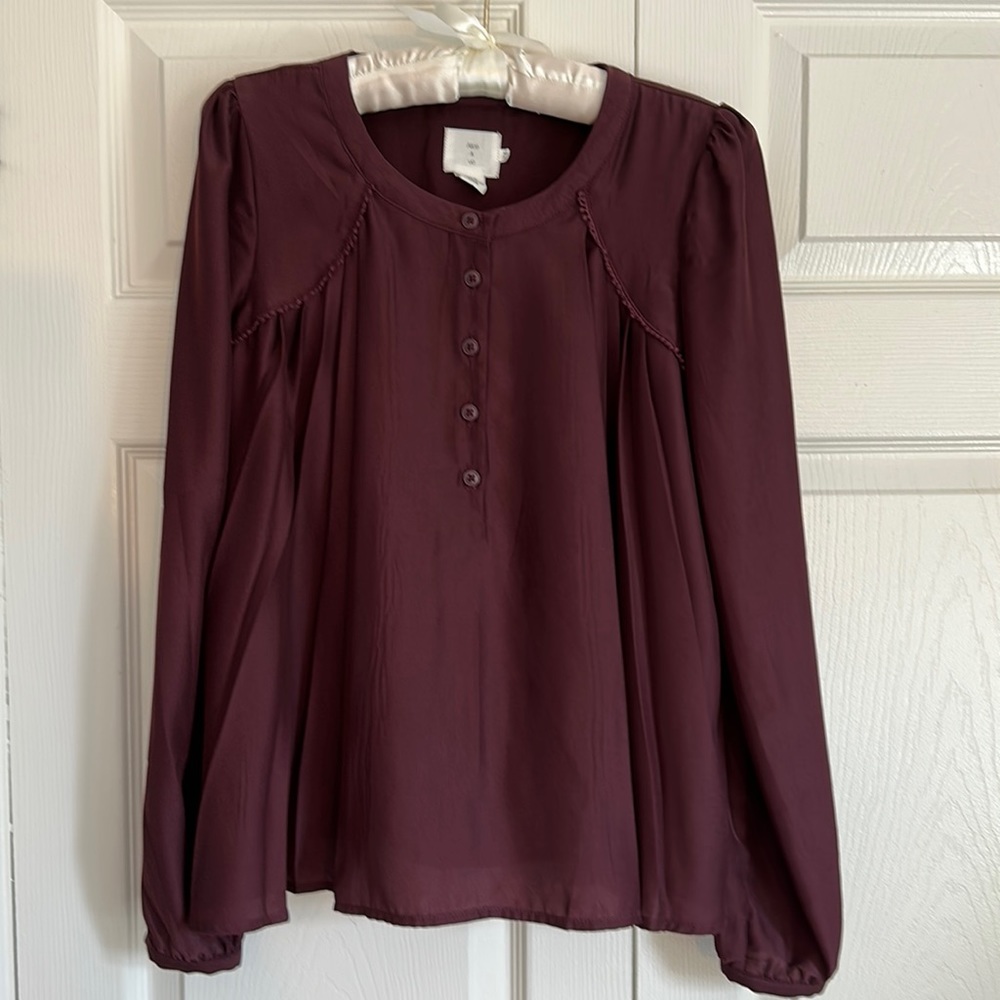 Alice & UO Magenta Blouse, Size XS, BNWOT